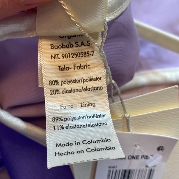 NWT Baobab Kira Berry One Piece Halter Swimsuit sz S - Picture 13 of 14